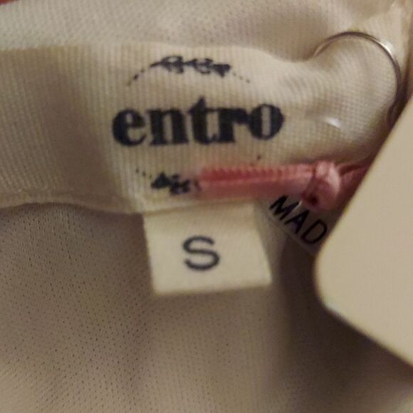 NWT ENTRO Metallic Snake Skin Print Size S - Picture 10 of 13